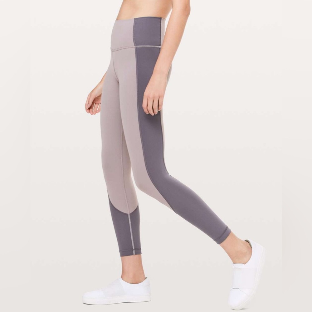 Lululemon Wunder Under Hi-Rise 7/8 Legging Curve 25" Moonphase/Lunar Rock size 4 - Picture 3 of 10